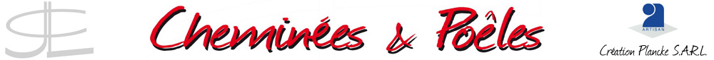 Logo plancke creation cheminées et poeles